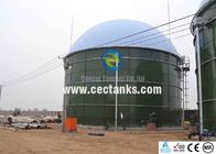Instalaciones de biogás Tanques de acero fundido de vidrio utilizados como reactor mixto anaeróbico