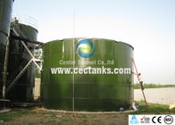 Tanque de almacenamiento de lodos de acero fundido de vidrio / tanque de agua de 200 000 galones