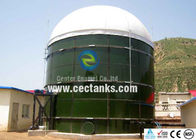 Tanque de almacenamiento de biogás, digestión anaeróbica en el tratamiento de aguas residuales de alta capacidad