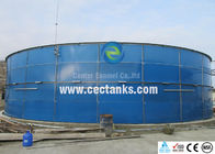 Tanque de almacenamiento de biogás de acero atornillado recubierto con vidrio fundido al material del tanque de acero