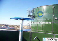 Enema de vidrio pintura de acero atornillado tanques de agua de acero, tanque séptico de biogás