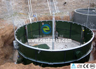 Alta resistencia química Tanques de tratamiento de aguas residuales de vidrio fundido y atornillados