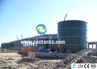 Tanque gigante de esmalte Almacenamiento de granos Silos de acero revestido de vidrio instalados para almacenamiento de granel seco