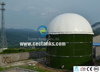 Revestimiento de doble esmalte Tanques de almacenamiento de líquidos / tanques de almacenamiento de techo de cúpula de aluminio