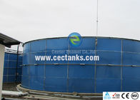 Contenedor de agua de acero de 10000 / 10K galones / contenedor de agua revestido de vidrio para plantas de biogás