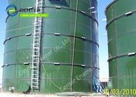Tanques de acero fundido de vidrio verde con cubierta de tramo de aleación de aluminio Techo y suelo para planta de tratamiento de aguas residuales