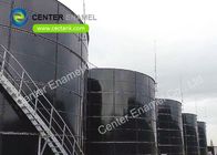 Tanque de almacenamiento de lixiviación de vidrio fundido con acero para el proyecto municipal de tratamiento de aguas residuales