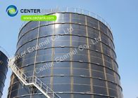 Tanques de almacenamiento de agua potable de 560000 galones de vidrio con techo de vidrio fundido con acero