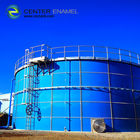 Los tanques de almacenamiento de aguas residuales revestidos de vidrio son resistentes con material anticorrosivo