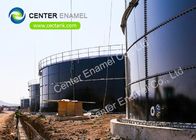 30000 galones de acero revestido de vidrio tanques industriales de líquido para la planta de tratamiento de aguas residuales