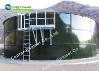 Dos tanques de almacenamiento de lodos de revestimiento AWWA D103-09 y normas EN / ISO28765 2011