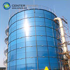 Vidrio fundido con acero SBR Tanques de almacenamiento de aguas residuales, tanques de almacenamiento de agua de acero atornillado