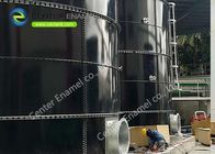 Reactor CSTR de acero revestido de vidrio con techos para planta de biogás