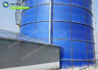 Tanques de almacenamiento de agua de acero revestidos de vidrio para plantas de tratamiento de aguas residuales de biogás