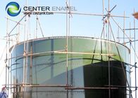 Reactores de vidrio fundido a acero con tanque de mezcla continua CSTR para plantas industriales de biogás