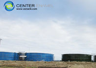Tanques de almacenamiento de agua con revestimiento de vidrio PH14 de color azul oscuro para aguas residuales