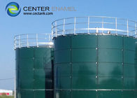 500KN/mm Tanques de almacenamiento de agua agrícola Techo de acero fundido de vidrio