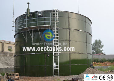 Tanque de almacenamiento de lodo de acero fundido de vidrio, tratamiento anaeróbico de aguas residuales
