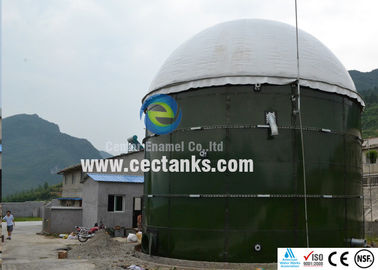 Tanques de almacenamiento de biogás de digestión anaeróbica con portagas de doble membrana