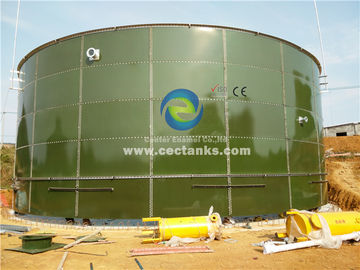 Instalaciones de biogás Tanques de acero fundido de vidrio para la producción de energía a partir de plantas de estiércol animal y lodos de alcantarillado