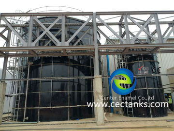 Tanques de almacenamiento de vidrio fundido a acero GFS para el tratamiento de aguas residuales municipales
