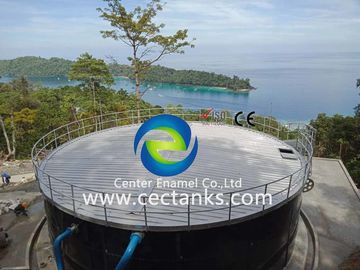 Tanque de esmalte económico para almacenamiento industrial de agua / tanques de acero recubiertos de vidrio