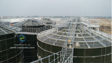 Utilización de vidrio de calidad fundido en tanques de acero / tanques de tratamiento de aguas residuales