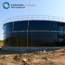 Tanques de acero fundido de vidrio liso, tanque de almacenamiento de agua de acero atornillado de 30000 galones