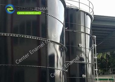 Tanque de almacenamiento de aguas residuales industriales de vidrio fundido a acero con una vida útil de 30 años