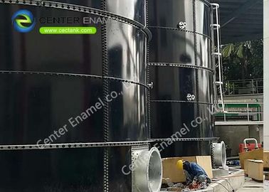 Customized Design Bolted Steel Anaerobic Digester Tanks With Glass Fused To Steel Roof