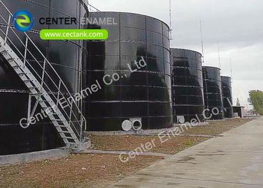 Vidrio fundido en acero tanques de almacenamiento de aguas residuales para plantas de biogás, plantas de tratamiento de aguas residuales