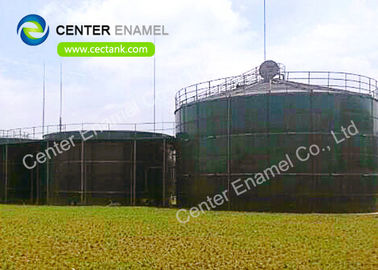 Glass Lined Waste Water Storage Tanks For Biogas Plant , Wastewater Treatment Plant