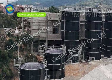 Tanques de contención de lodo de acero de gran volumen para el tratamiento de aguas residuales municipales
