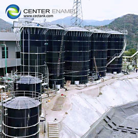 Tanque de almacenamiento de aguas residuales industriales de acero y vidrio con certificación ISO 9001
