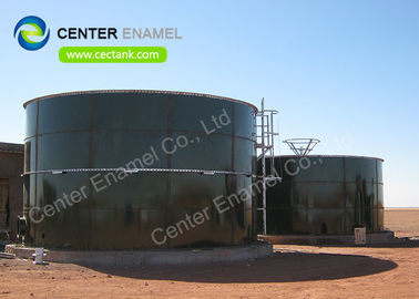 Vidrio fundido en acero Tanques de agua industriales para la planta de tratamiento de aguas residuales de Coco-Cola