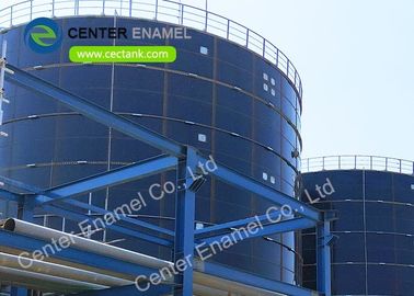 Acero revestido de vidrio tanques de almacenamiento de aguas residuales líquido impermeable ISO9001 2008