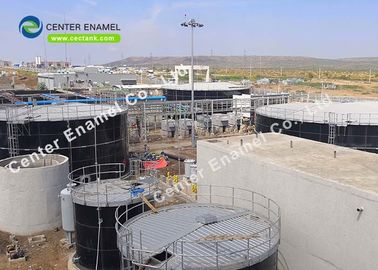 Tanque de almacenamiento de lodo de acero de 300000 galones para el tratamiento de aguas residuales industriales