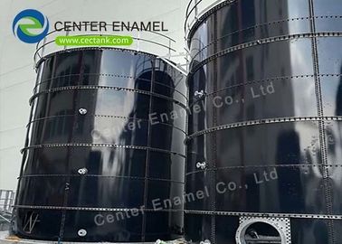 Tanques de almacenamiento de agua de acero atornillado de gran volumen para el almacenamiento de aguas de lodo