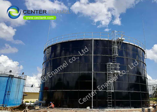 Tanque de almacenamiento de biogás antiadhesión con techos de doble membrana
