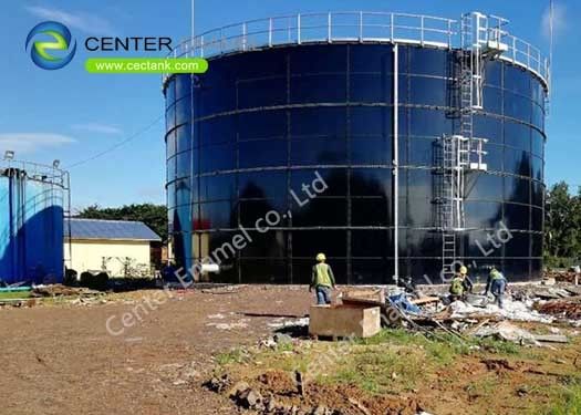 Tanque de almacenamiento de agua de protección contra incendios con techo de cúpula de aluminio