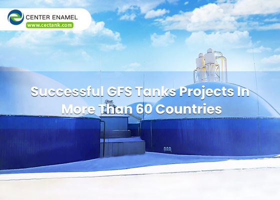 Tanques de biogás Líderes mundiales en tanques de GFS con 30 años de vida útil