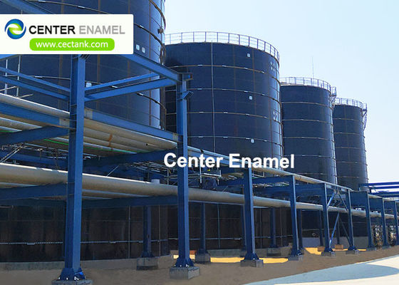 Tanques de almacenamiento de líquidos de acero atornillado para el tratamiento de aguas residuales de petróleo y gas