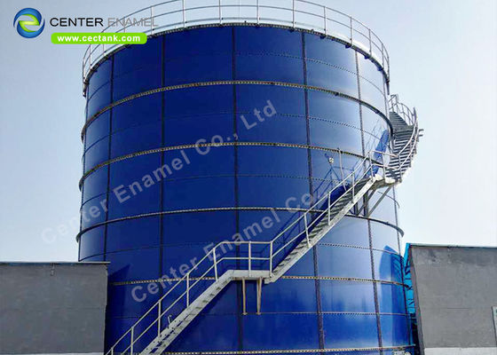Tanque digestor anaeróbico de acero atornillado para el proceso de aguas residuales industriales