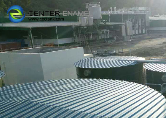 50000 galones tanques de acero revestidos de vidrio para el proceso de efluentes industriales