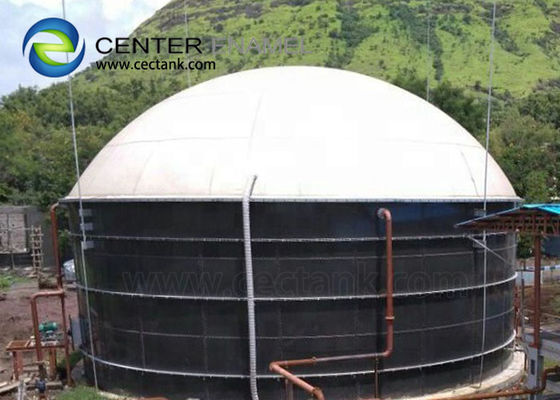 Tanques de biogás de granjas de acero revestidos de vidrio en granjas lecheras eléctricas
