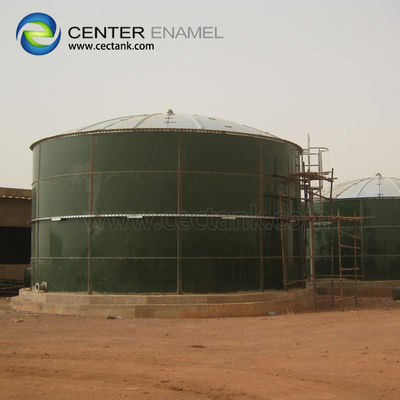 Tanques de agua potable de acero revestidos de vidrio para el tratamiento de aguas residuales Almacenamiento de agua para combatir incendios