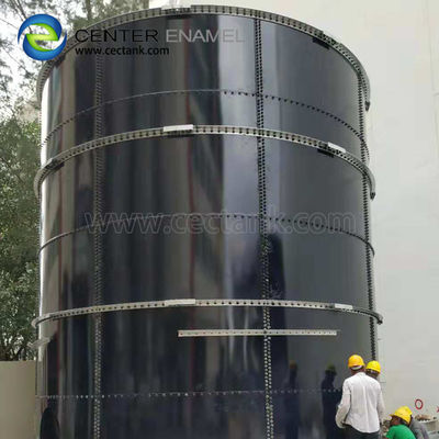0.35mm Revestimiento 18000m3 Tanque de almacenamiento de biogás con techo GRP