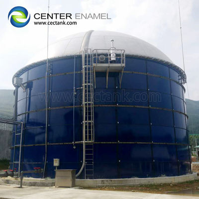 500KN/mm de vidrio fundido con acero Soluciones de tanques de biogás agrícolas