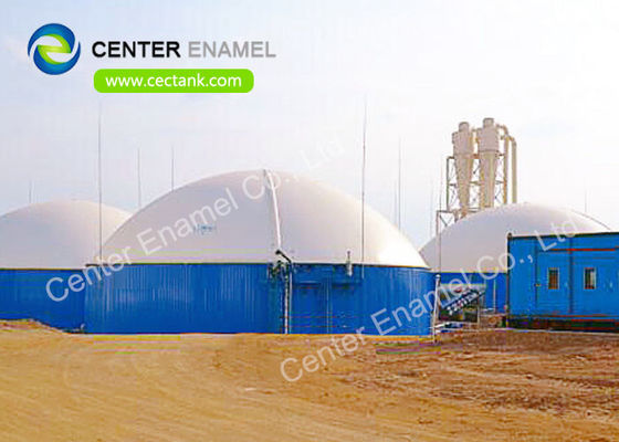 Tanque de fermentación de tratamiento de aguas residuales de acero atornillado con proceso de recubrimiento de esmalte vítreo