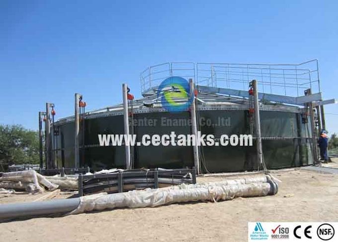 CEC Instalaciones de tratamiento de aguas residuales de vidrio fundido con acero Tanques para almacenamiento de agua potable 0